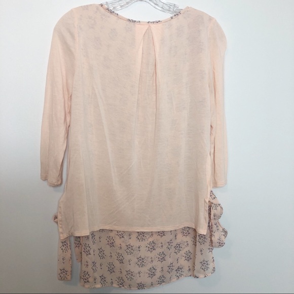 Lauren Conrad top w/ overlay size xs - Picture 6 of 8